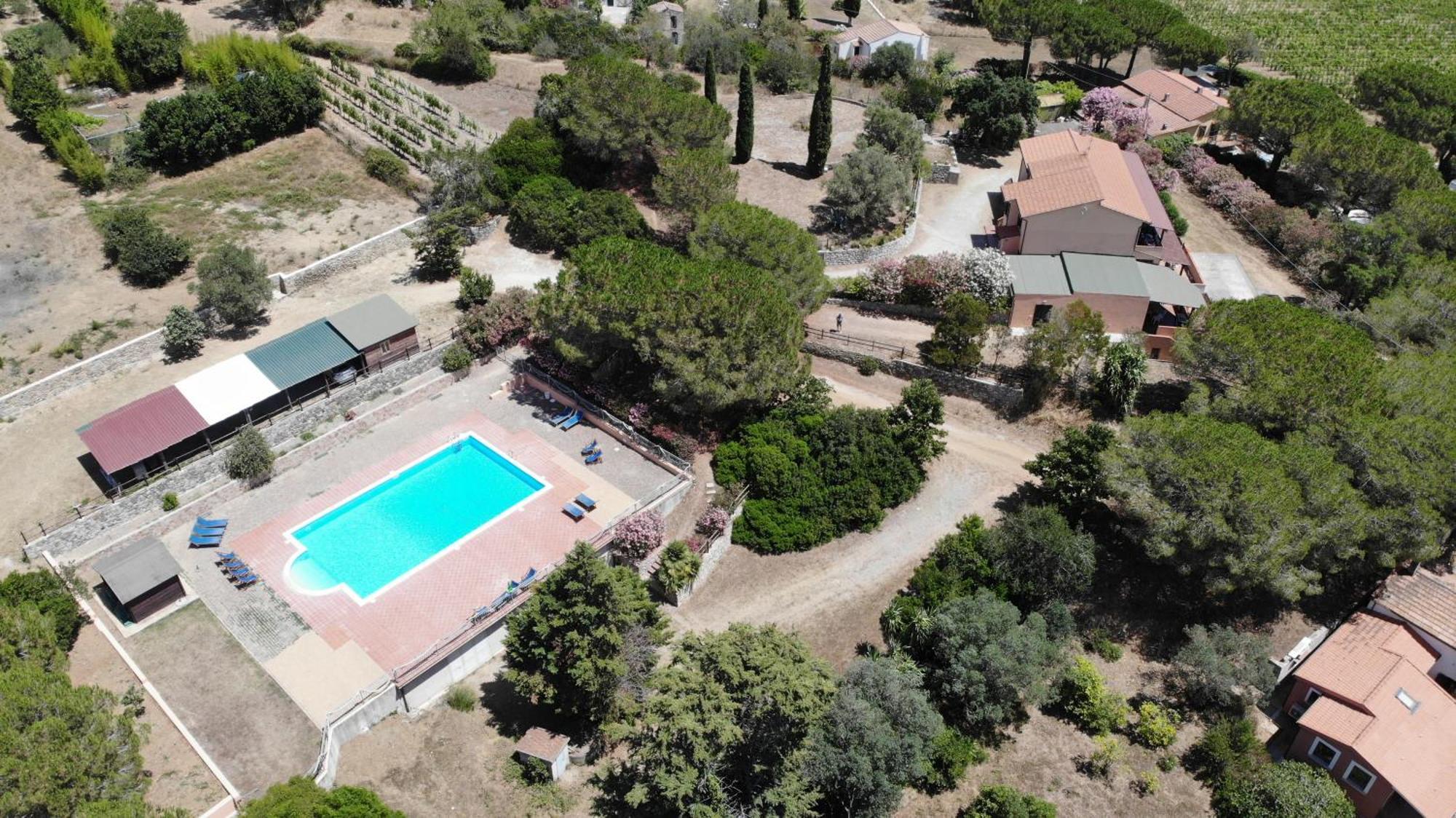 Appartamento Casa Rosada - Piscina, Aria Condizionata, Terrazze E Posti Auto Marina di Campo Esterno foto